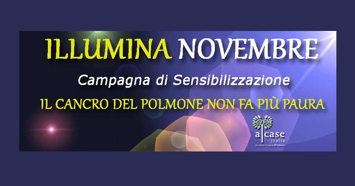 iniziativa "ILLUMINA NOVEMBRE 2023" - Associazione ALCASE Italia