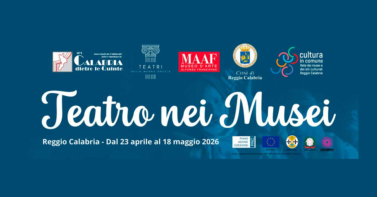 Immagine relativa alla notizia Teatro nei Musei - Dal 23 aprile a Reggio Calabria dieci spettacoli animeranno gli spazi museali
