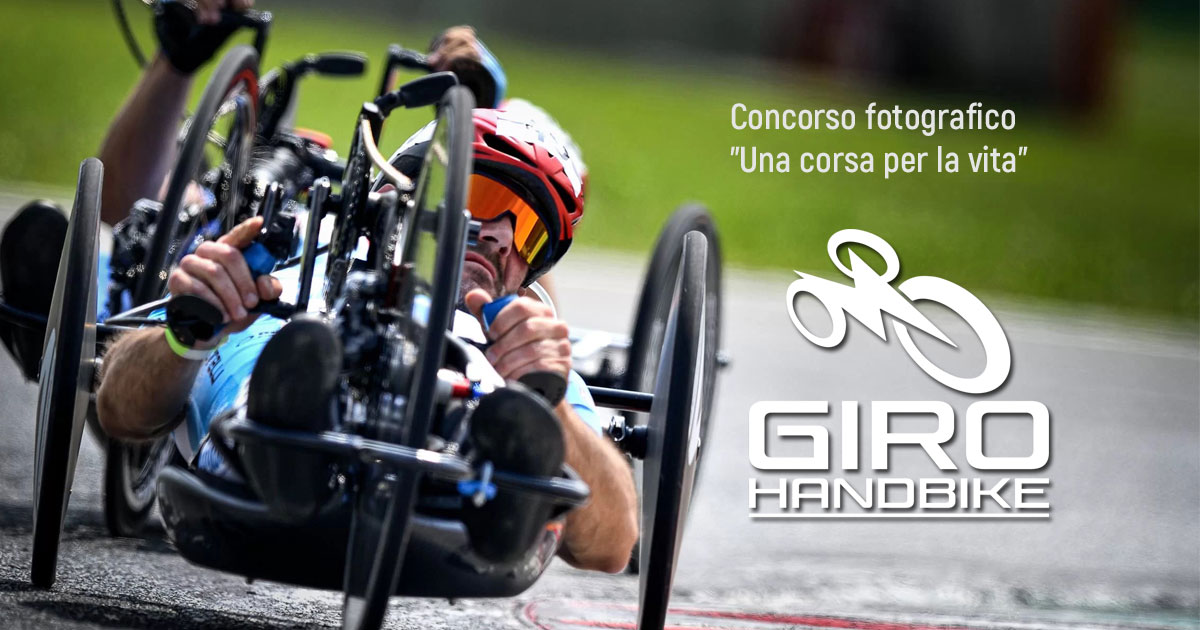 Immagine relativa alla notizia Concorso fotografico "Una corsa per la vita" legato all'evento sportivo "Prima Tappa del Giro d'Italia di Handbike 2025"