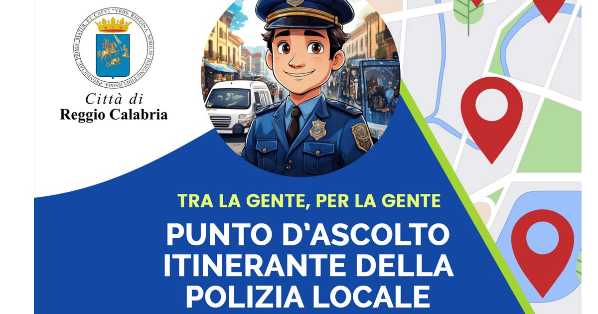 Immagine relativa alla notizia La Polizia locale "a portata" di cittadino con un punto d’ascolto itinerante nei quartieri