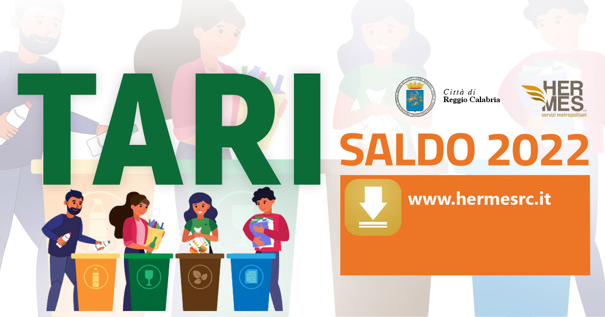 Immagine relativa alla notizia Hermes Servizi Metropolitani srl - pagamento del saldo TARI 2022