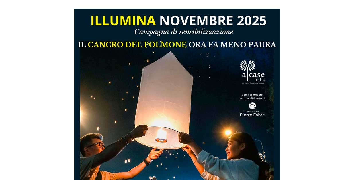 Immagine relativa alla notizia Illumina Novembre - Campagna di sensibilizzazione del cancro al polmone