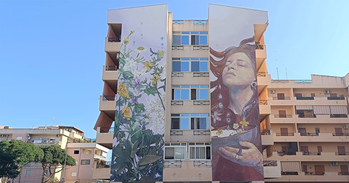 Immagine relativa alla notizia Opera pittorica murale "Primavera reggina"