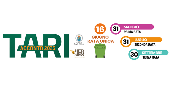 Hermes Servizi Metropolitani - Acconto TARI 2026