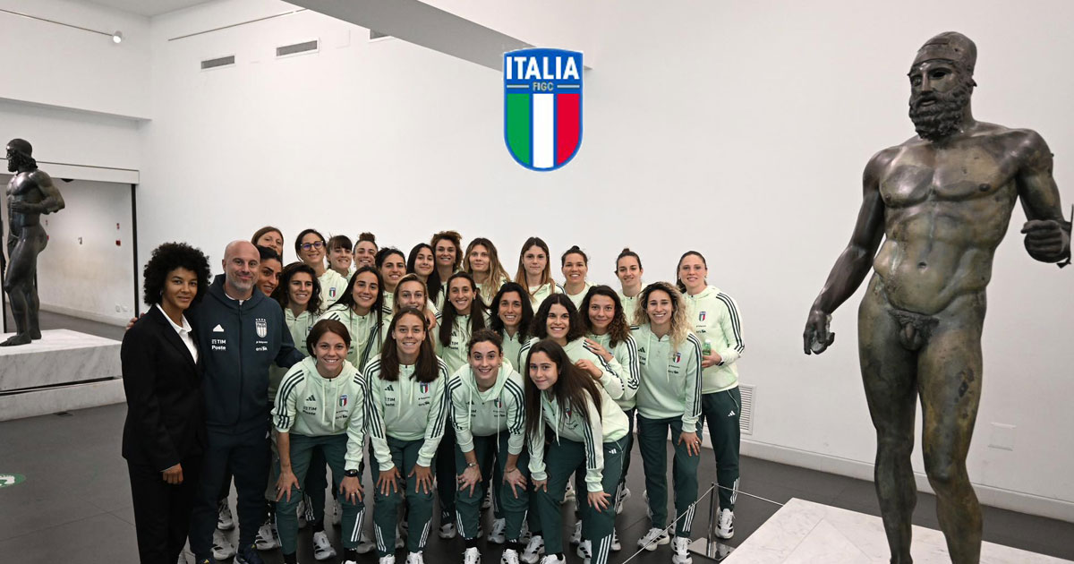 Immagine relativa alla notizia La Nazionale italiana di calcio femminile a Reggio Calabria