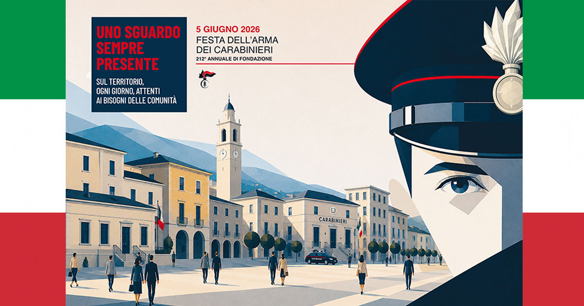 Immagine relativa alla notizia 212° Annuale di Fondazione dell'Arma dei Carabinieri - 5 giugno a Reggio Calabria