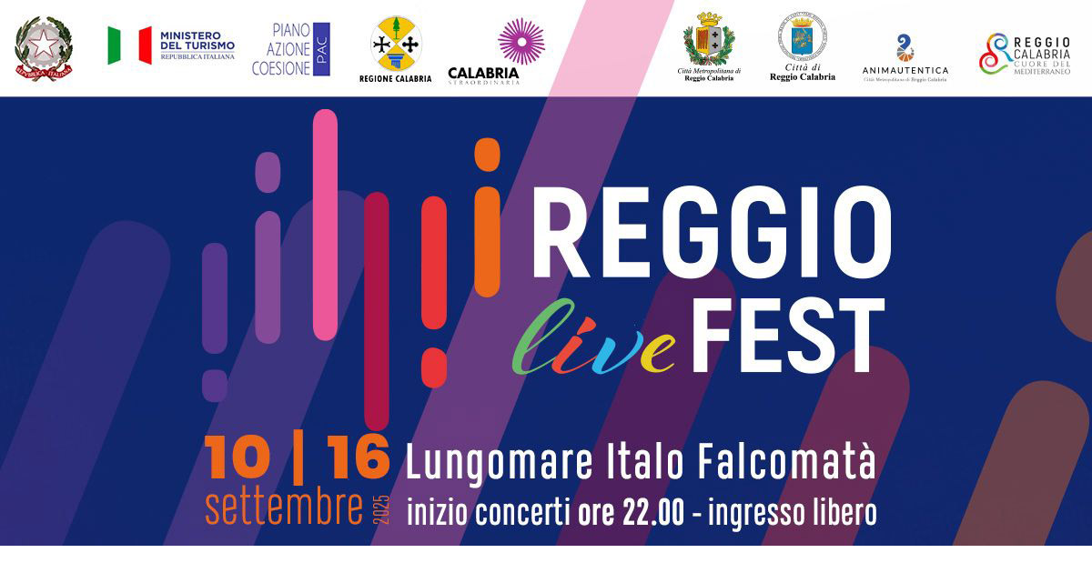 Immagine relativa alla notizia Festival "Reggio Live Fest", sette serate di musica sul Lungomare Immagine relativa alla notizia Festival "Reggio Live Fest", sette serate di musica sul Lungomare